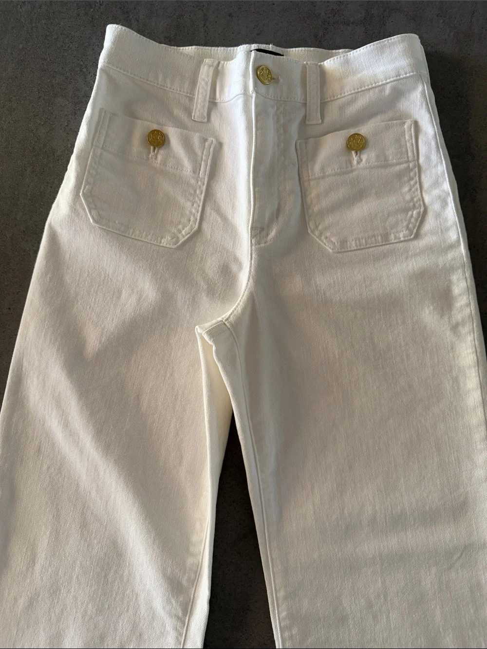 J. Crew Factory Slim wide-leg Sailor jean in all-day stretch